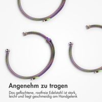 imoshion Magnetisches Milanaise Armband für das  Apple Watch Series 1 - 9 / SE (38/40/41 mm) | Series 10 / 11 (42 mm) - Größe S - Colorful