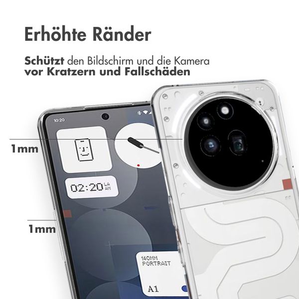 Accezz Clear TPU Backcover Nothing Phone (3a) Pro - Transparent