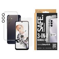 SAFE by PanzerGlass 3-in-1-Schutzpaket - Hülle + Schutzfolie + Kameraschutz Samsung Galaxy A25 (5G) - Transparent