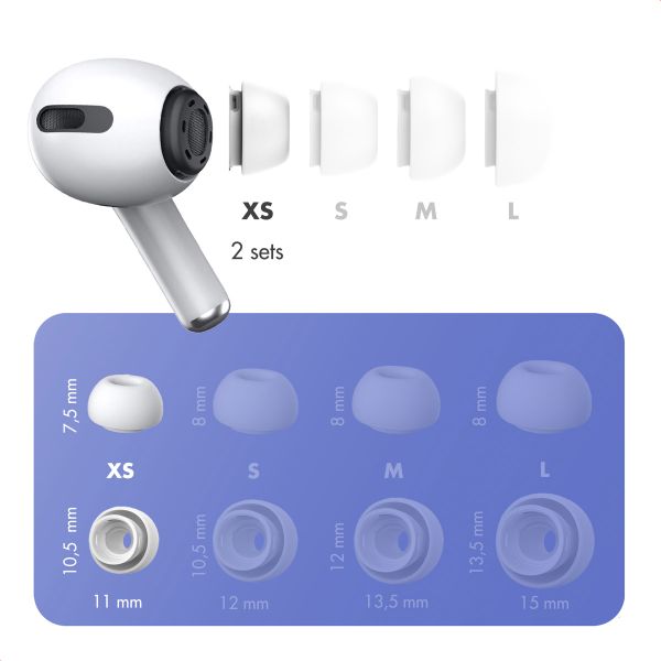 imoshion Silikontips 2-pack Apple AirPods Pro 1 / 2 - XS