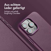 Accezz MagSafe Leather Backcover Apple iPhone 16 Pro Max - Heath Purple