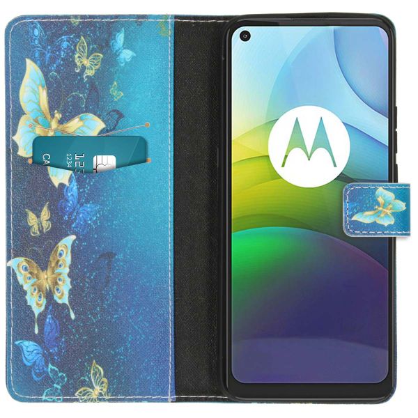 imoshion Design TPU Klapphülle Motorola Moto G9 Power