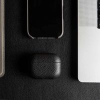 Accezz Echtleder Case  Apple Airpods Pro 3 - Schwarz