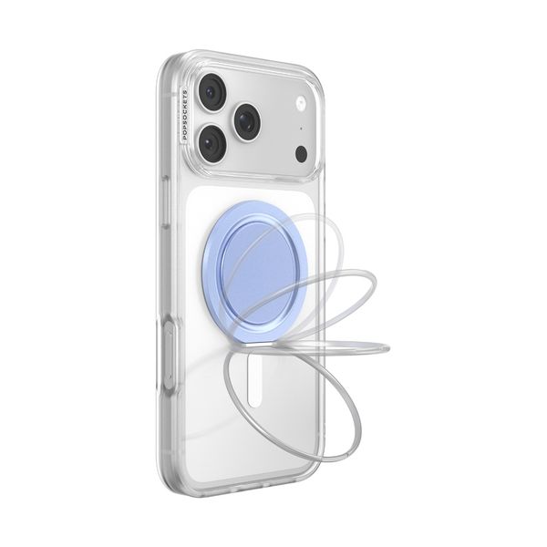 PopSockets PopGrip Low Pro MagSafe - Blue Aura