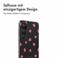 imoshion  Design Hülle für das Samsung Galaxy S24 FE - Dusty Rose Connected Hearts