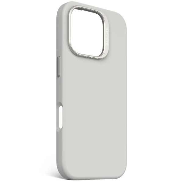 Decoded Silikon-Case MagSafe für das Apple iPhone 16 Pro - Stone Grey