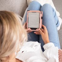 imoshion Vegan Leather Klapphülle Kobo Libra Colour - Rosé gold