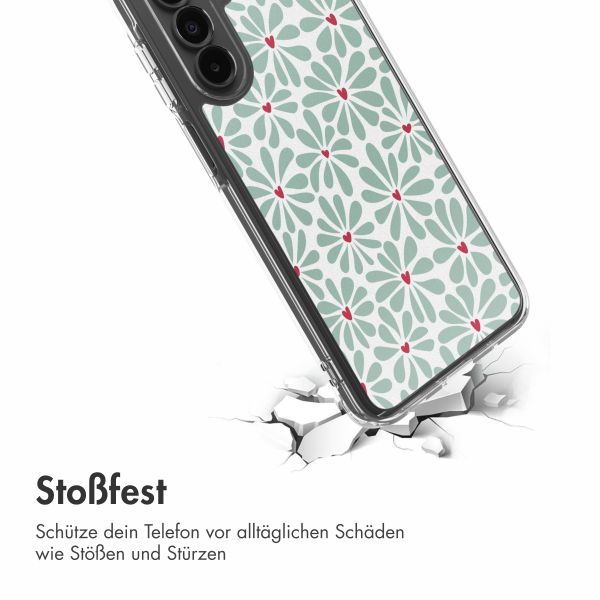 imoshion Design Hülle Samsung Galaxy A17 - Bloom Love Sage Green