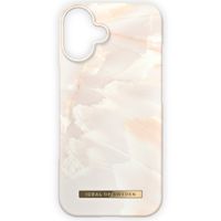iDeal of Sweden Fashion Back Case Apple iPhone 16 Plus - Rose Pearl Marble