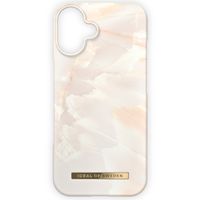 iDeal of Sweden Fashion Back Cover für das iPhone 16 Plus - Rose Pearl Marble