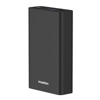 imoshion Ultra Series Aluminium | Powerbank 20.000 mAh - Schnellladen bis 33W - Schwarz