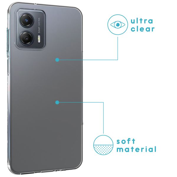 imoshion Gel Case für das Motorola Moto G53 - Transparent