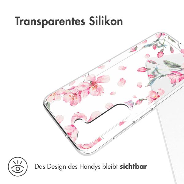 imoshion Design Hülle für das Samsung Galaxy S23 - Blume - Rosa