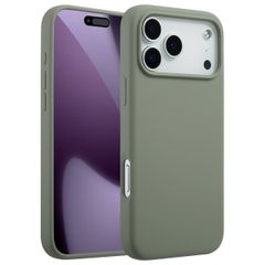 Accezz Liquid Silikoncase mit MagSafe Apple iPhone 17 Pro Max - Cooper Green