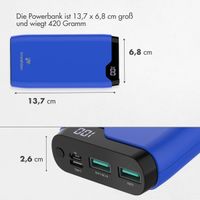 imoshion Powerbank - 20.000 mAh - Schnelles Aufladen und Power Delivery - Cobalt Blue