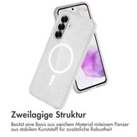 imoshion Glitzer Back Cover mit MagSafe Samsung Galaxy A56 - Glitzer Transparent