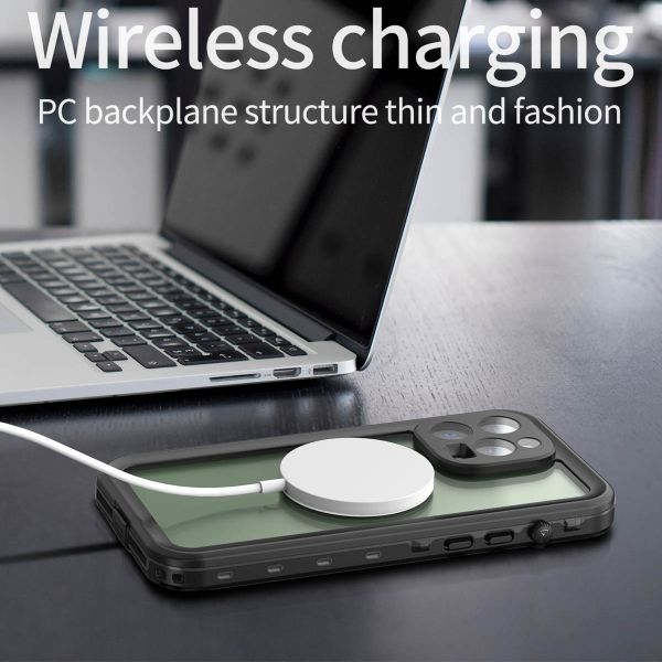 Redpepper Dot Plus Waterproof Case für das Apple iPhone 14 Pro - Schwarz