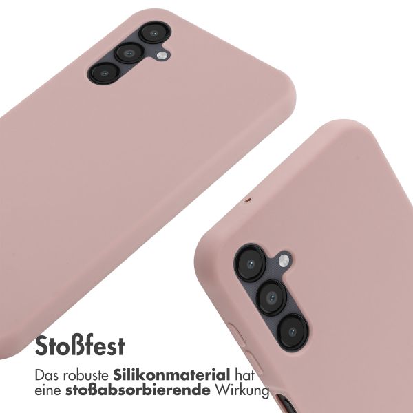 imoshion SilikonHülle mit Band Samsung Galaxy A14 (5G) - Sand Pink