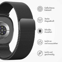 imoshion Magnetisches Milanaise Armband für das  Samsung Galaxy Watch 8 (40/44mm) / Classic (46mm) - Schwarz