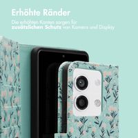 imoshion Design Klapphülle für das Xiaomi Redmi Note 13 (5G) - Blue Flowers