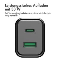 Accezz Power Plus Wall Charger - 33W - Schwarz