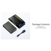 Nitecore NB20000 Gen3 | Ultraleichtgewicht Carbonfaser Powerbank - 20.000 mAh