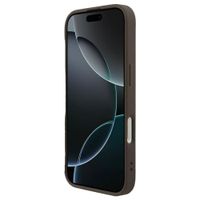 Guess 4G Metal Logo Back Cover MagSafe Apple iPhone 17 - Braun