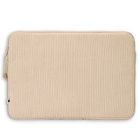 Selencia Cord Laptop Hülle 15-16 Zoll - Laptop Sleeve - Beige