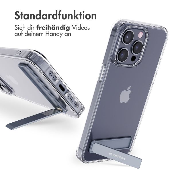 imoshion Back Cover mit Ständer für das iPhone 15 Pro Max - Transparent