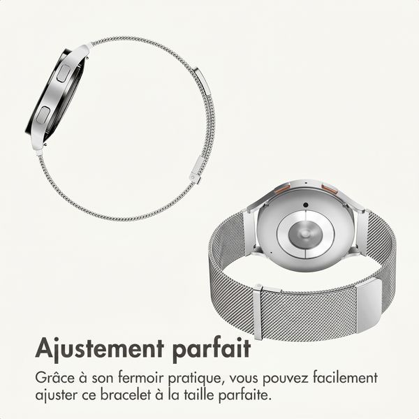 imoshion Mailändische Magnetarmband -   Universelle 20 mm Anschluss - Silber