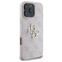 Guess 4G Metal Logo Back Cover Apple iPhone 16 Pro Max - Rosa