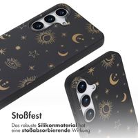 imoshion Silikonhülle design mit Band für das Samsung Galaxy S25 - Sky black