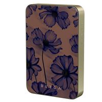Burga Magnetische Powerbank 5.000 mAh - Geeignet für MagSafe und Qi2 | Velvet Night - Gold