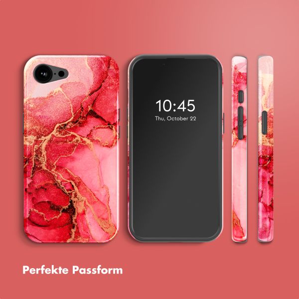 Selencia Vivid Rückabdeckung mit MagSafe Apple iPhone 16e - Rosy Marble