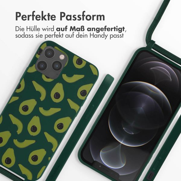 imoshion SilikonHülle design mit Band Apple iPhone 12 (Pro) - Avocado Green