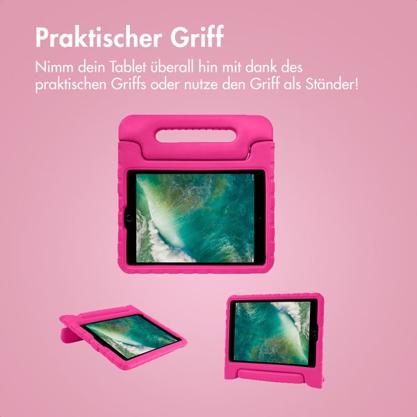 imoshion Schutzhülle mit Handgriff kindersicher Apple iPad 6 (2018) 9.7 Zoll / iPad 5 (2017) 9.7 Zoll - Rosa