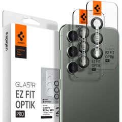 Spigen GLAStR Kameraprotektor aus Glas 2er-Pack für das Samsung Galaxy S23 / S23 Plus - Schwarz