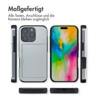 imoshion Backcover mit Kartenfach Apple iPhone 16 Pro - Grau