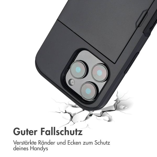 imoshion Backcover mit Kartenfach Apple iPhone 16 Pro - Schwarz