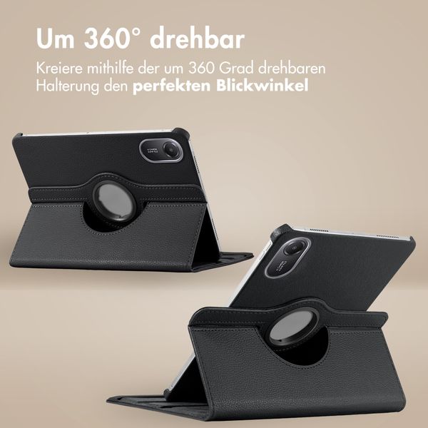 imoshion 360° drehbare Klapphülle Xiaomi Redmi Pad 2 - Schwarz