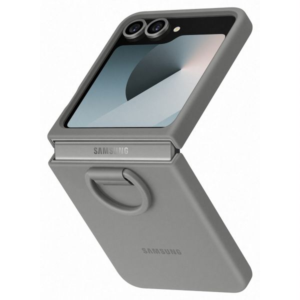 Samsung Original Silikon Cover Ring für das Galaxy Z Flip 6 - Gray