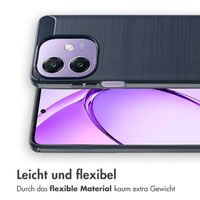 imoshion Brushed Back Cover für das Oppo A40 4G / Oppo A40M 4G - Dunkelblau