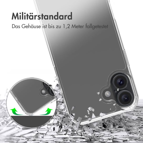 Accezz Xtreme Impact Case für das Apple iPhone 16 Plus - Transparent