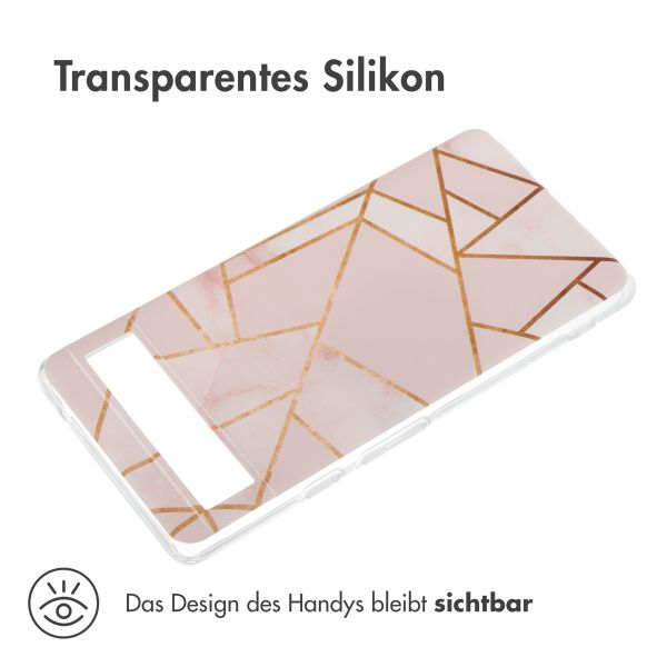 imoshion Design Hülle für das Google Pixel 6a - Pink Graphic