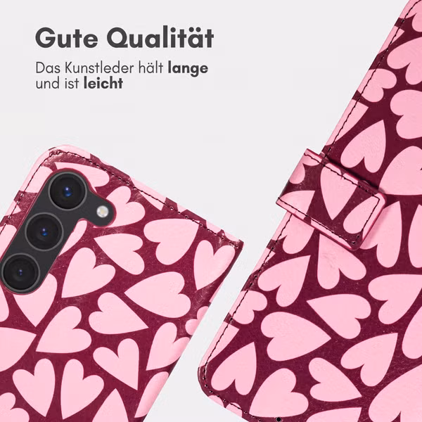 imoshion Design Klapphülle Samsung Galaxy S23 - Hearty Blush