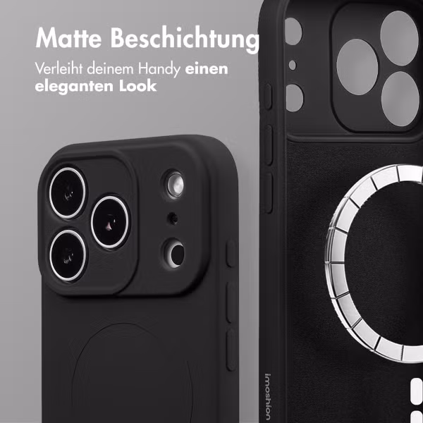 imoshion Color Back Cover mit MagSafe Apple iPhone 17 Pro - Schwarz
