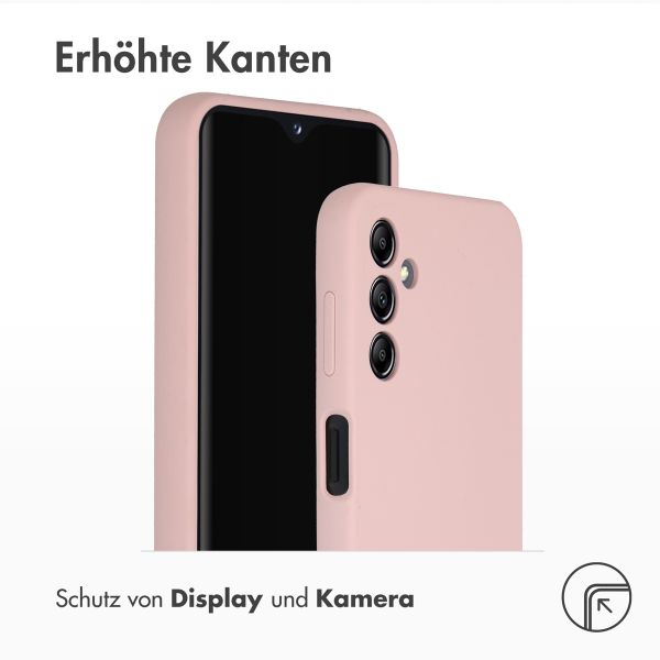 Accezz Liquid Silikoncase für das Samsung Galaxy A14 (5G) - Rosa