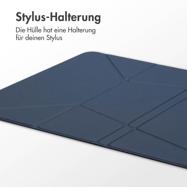 Accezz High Stand tablet case Apple iPad Air 11 Zoll (2025) M3 / (2024) M2 / Air 5 (2022) / Air 4 (2020) - Dunkelblau
