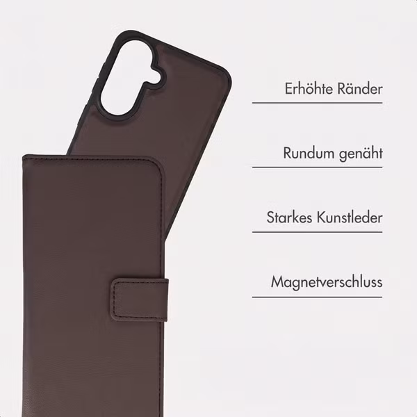 imoshion Herausnehmbare 2-in-1 Luxus-Bookcase Samsung Galaxy A57 (5G) - Braun