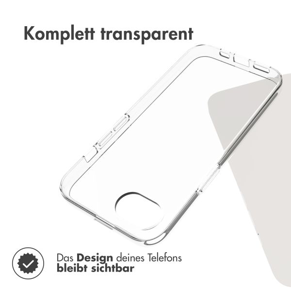 Accezz Clear TPU Backcover Apple iPhone 16e - Transparent